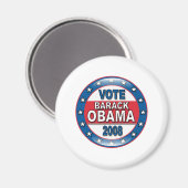 Barack Obama 2008 Magneet (Voorkant / Achterkant)