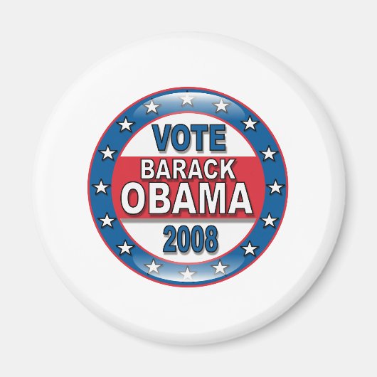 Barack Obama 2008 Magneet (Voorkant)