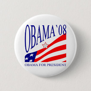 Barack Obama 2008 Ronde Button 5,7 Cm