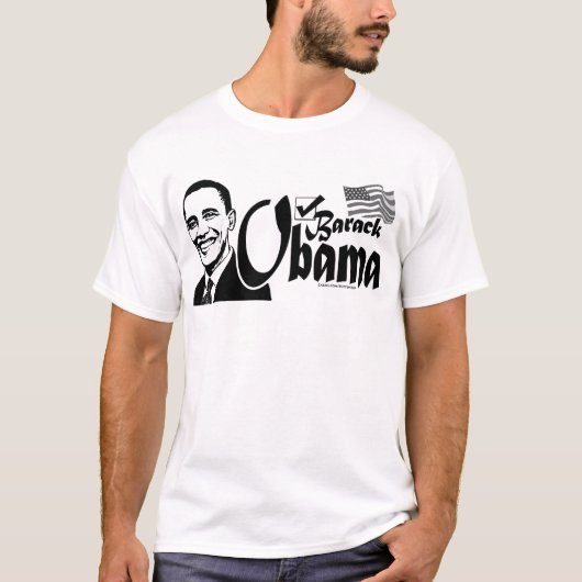 Barack Obama 2008 Shirt  (Voorkant)