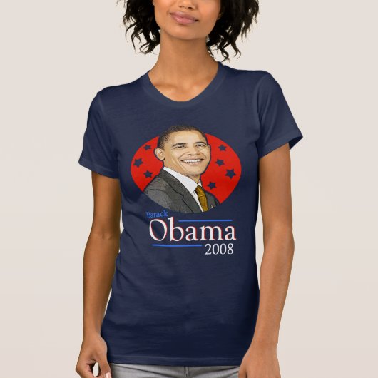 Barack Obama 2008 T-Shirt (Voorkant)