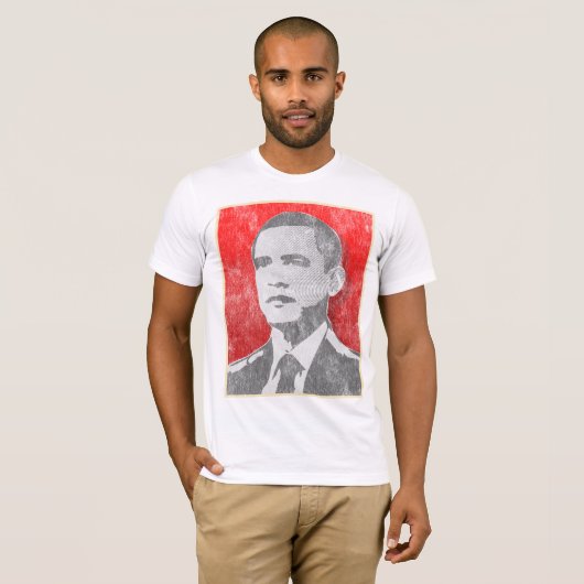Barack Obama 2008 T-shirt (Voorkant volledig)