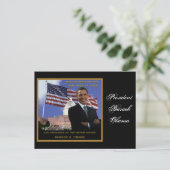 Barack Obama 2009 Briefkaart (Staand voorkant)