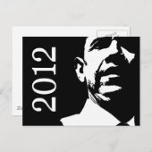 Barack Obama 2012 Briefkaart (Voorkant / Achterkant)