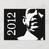 Barack Obama 2012 Briefkaart (Voorkant)