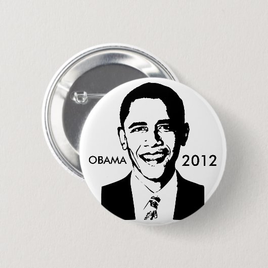 Barack Obama 2012 Button (Voorkant /achterkant)