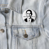 Barack Obama 2012 Button (In situ)