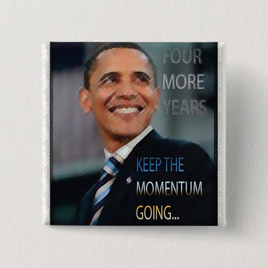 Barack Obama 2012 Button (Voorkant)