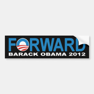 Barack Obama 2012 "Forward" Bumpersticker