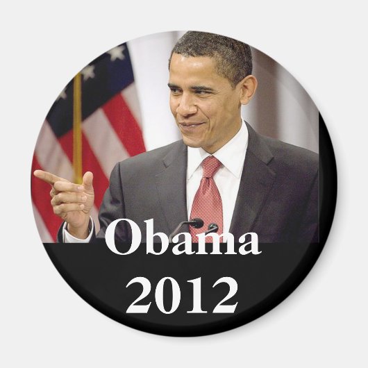 Barack Obama 2012 Magneet (Voorkant)