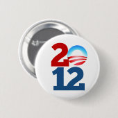 Barack Obama 2012 Ronde Button 5,7 Cm (Voorkant /achterkant)