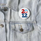 Barack Obama 2012 Ronde Button 5,7 Cm (In situ)