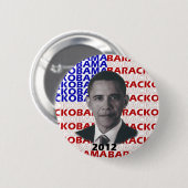 Barack Obama 2012 Ronde Button 5,7 Cm (Voorkant /achterkant)