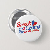 Barack Obama 2012 Ronde Button 5,7 Cm (Voorkant /achterkant)