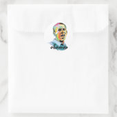 Barack Obama 2012 Ronde Sticker (Tas)