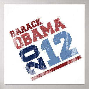 BARACK OBAMA 2012 SWAY .png Poster