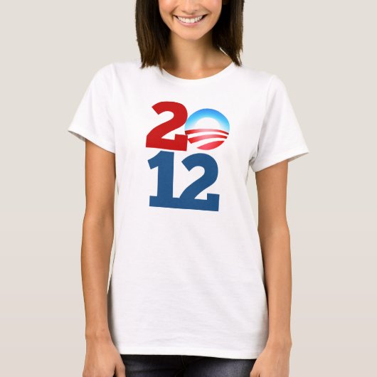 Barack Obama 2012 T-shirt (Voorkant)
