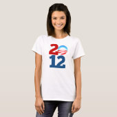 Barack Obama 2012 T-shirt (Voorkant volledig)