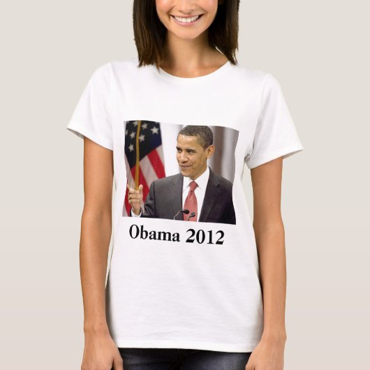 Barack Obama 2012 T-shirt (Voorkant)