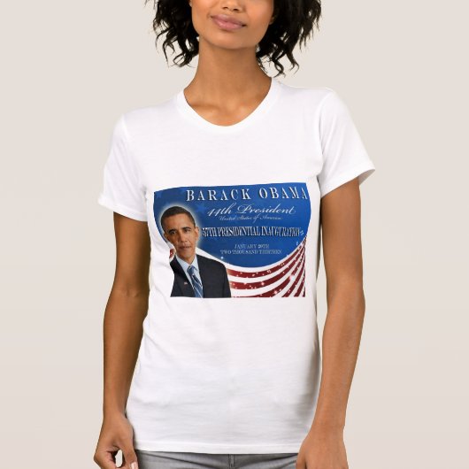 Barack Obama 2013 Inauguration Tee Shirt (Voorkant)