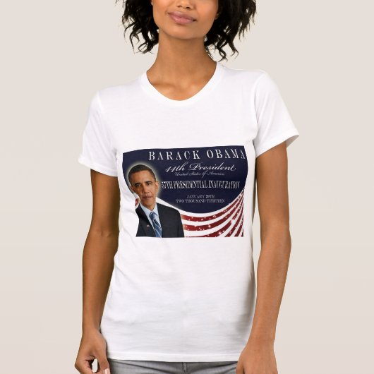 Barack Obama 2013 Inauguration Tee Shirt (Voorkant)