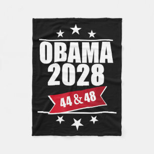 Barack Obama 2028 President Amerikaanse Vlag Pro O Fleece Deken