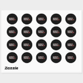 Barack Obama 2028 Ronde Sticker (Vel)