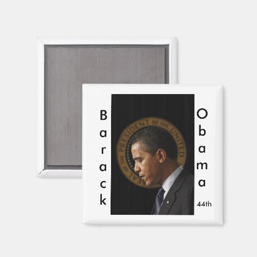 Barack Obama 44e magneet (Voorkant / Achterkant)
