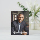 Barack Obama 44e President Briefkaart (Staand voorkant)