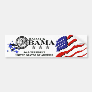 Barack Obama 44e President Bumpersticker