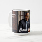 Barack Obama 44e President Koffiemok (Voorkant links)