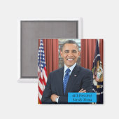 Barack Obama 44e President magneet (Voorkant / Achterkant)
