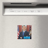 Barack Obama 44e President magneet (Insitu (Vaatwasser))