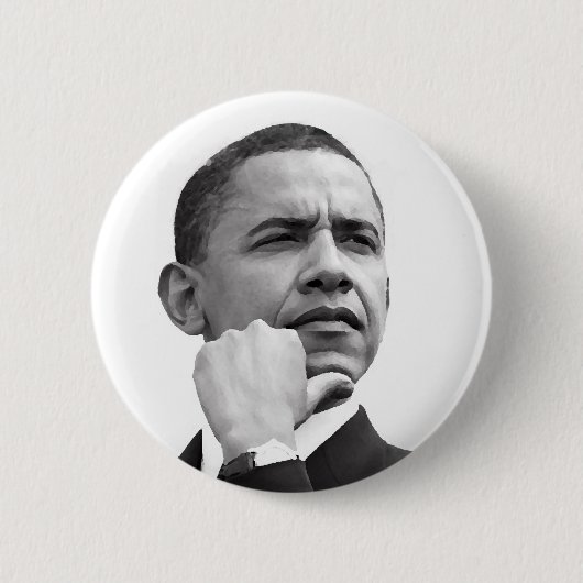 BARACK OBAMA, 44E PRESIDENT VAN DE VERENIGDE STATE RONDE BUTTON 5,7 CM (Voorkant)