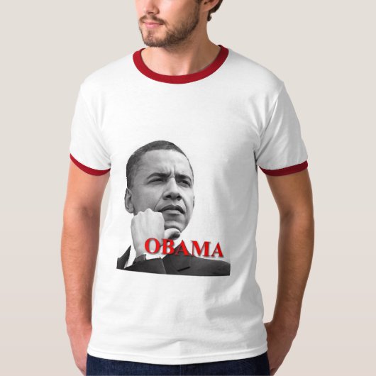 BARACK OBAMA, 44E PRESIDENT VAN DE VERENIGDE STATE T-SHIRT (Voorkant)