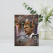 Barack Obama 44e President van de Verenigde Staten Briefkaart (Staand voorkant)