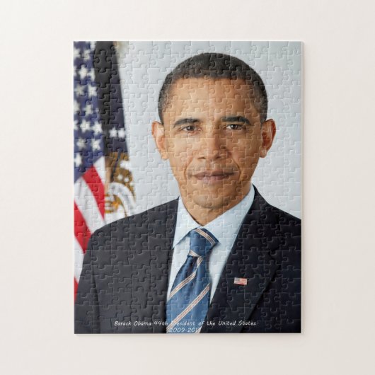 Barack Obama 44e President van de Verenigde Staten Legpuzzel (Verticaal)