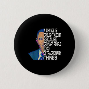 Barack Obama 44e President van de VS Ronde Button 5,7 Cm