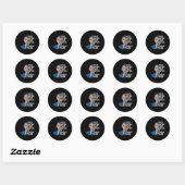 Barack Obama 44e President van de VS Ronde Sticker (Vel)