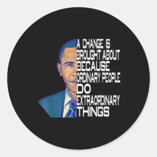 Barack Obama 44e President van de VS Ronde Sticker