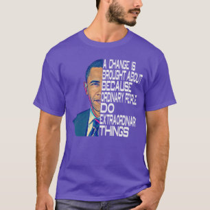 Barack Obama 44e VS Politieke Citaten 1 T-shirt