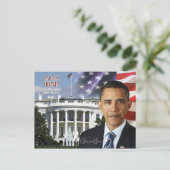 Barack Obama - 44ste President van de VS Briefkaart (Staand voorkant)