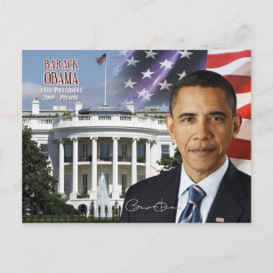 Barack Obama - 44ste President van de VS Briefkaart