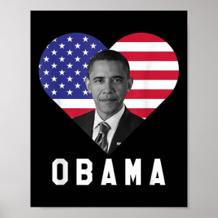 Barack Obama 44ste President van de VS Ik hou van  Poster