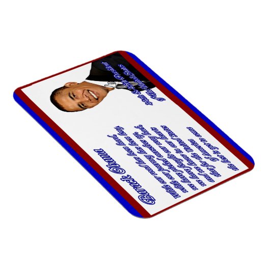 Barack Obama,44th&45 _Premium Flexi Magnet Magneet (Rechterzijde)