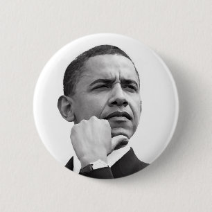 BARACK OBAMA, 44TH PRESIDENT VAN DE VERENIGDE RONDE BUTTON 5,7 CM