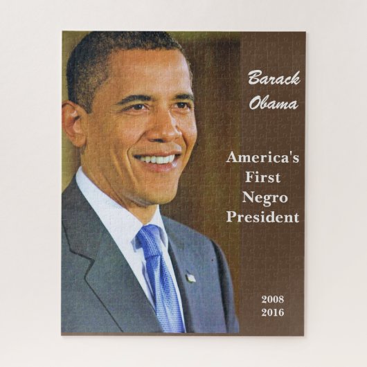 BARACK OBAMA,44TH U.S.A.-PRESIDENT LEGPUZZEL (Verticaal)