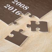 BARACK OBAMA,44TH U.S.A.-PRESIDENT LEGPUZZEL (Zijkant)