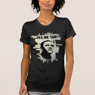 Barack Obama. Achtergrondbeton T-shirt