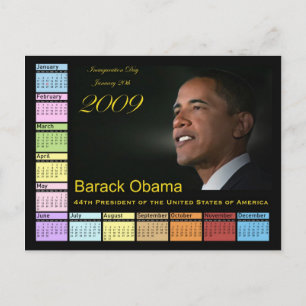 Barack Obama Agenda Briefkaart